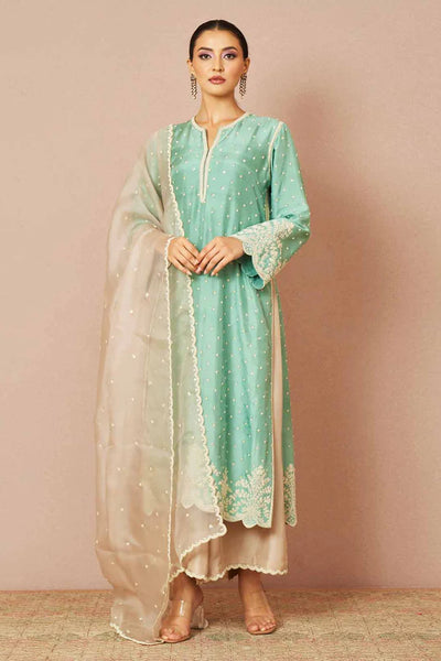 Anushree Reddy Embroidered kurta set - The Grand Trunk