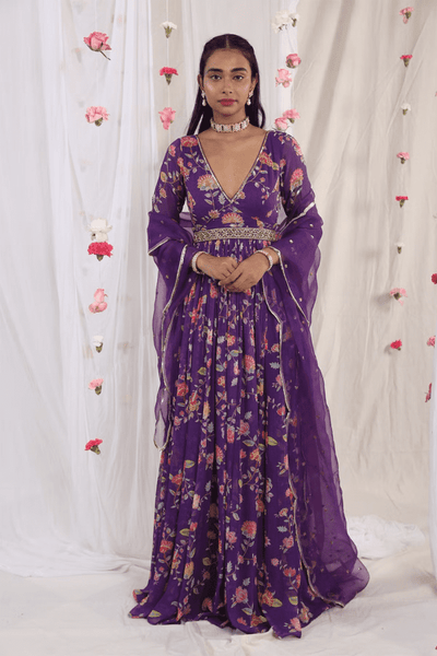 Esha Koul- Anarkali set - The Grand Trunk