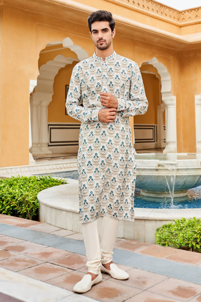 Mirren Kurta - OffWhite - The Grand Trunk