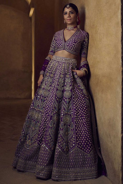 GAHINA LEHENGA-PURPLE - The Grand Trunk