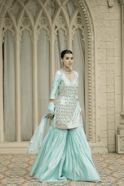 Esha Koul Sharara set - The Grand Trunk