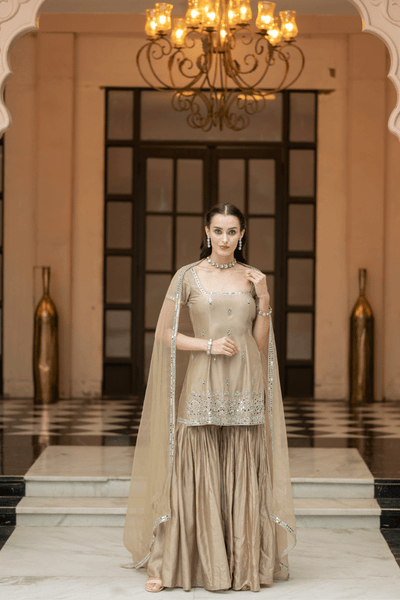 Esha Koul Sharara set - The Grand Trunk