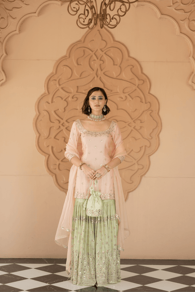 Esha Koul Sharara set - The Grand Trunk