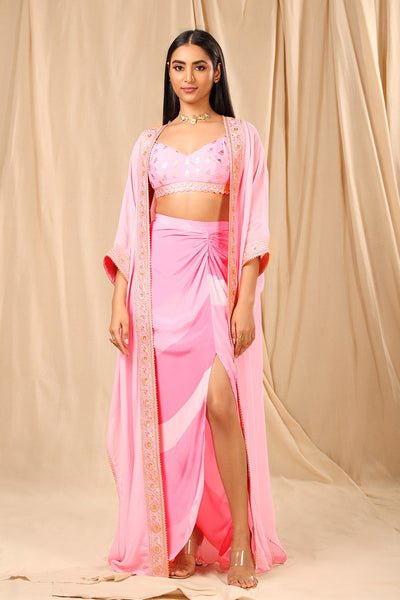 Pink Sorbet Cape Set - The Grand Trunk