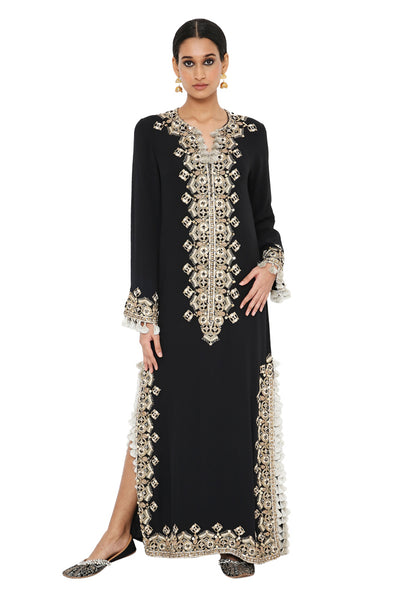 Payal Singhal  Embroidered Kaftan - The Grand Trunk