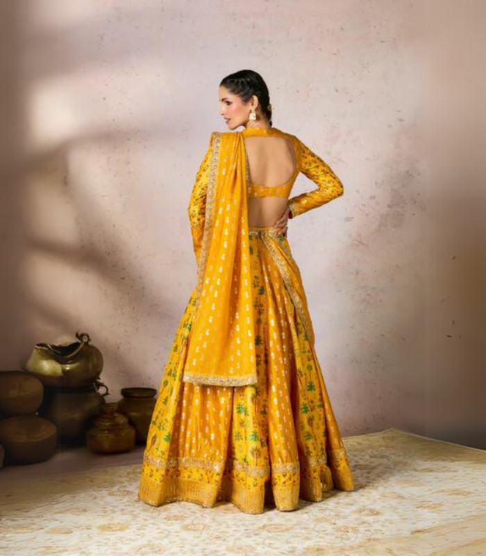 Yellow Nomatic Tribe Lehenga Set