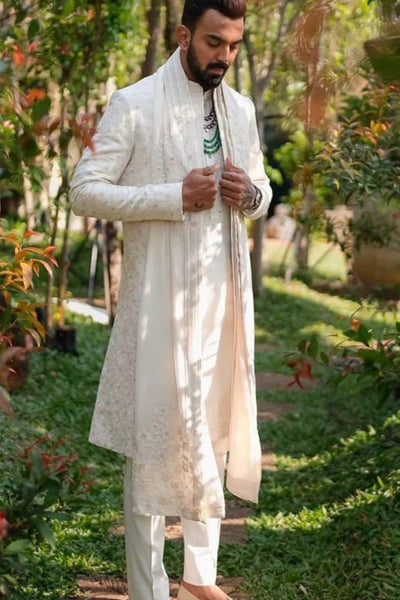 Rahul in Anamika Khanna Sherwani - The Grand Trunk