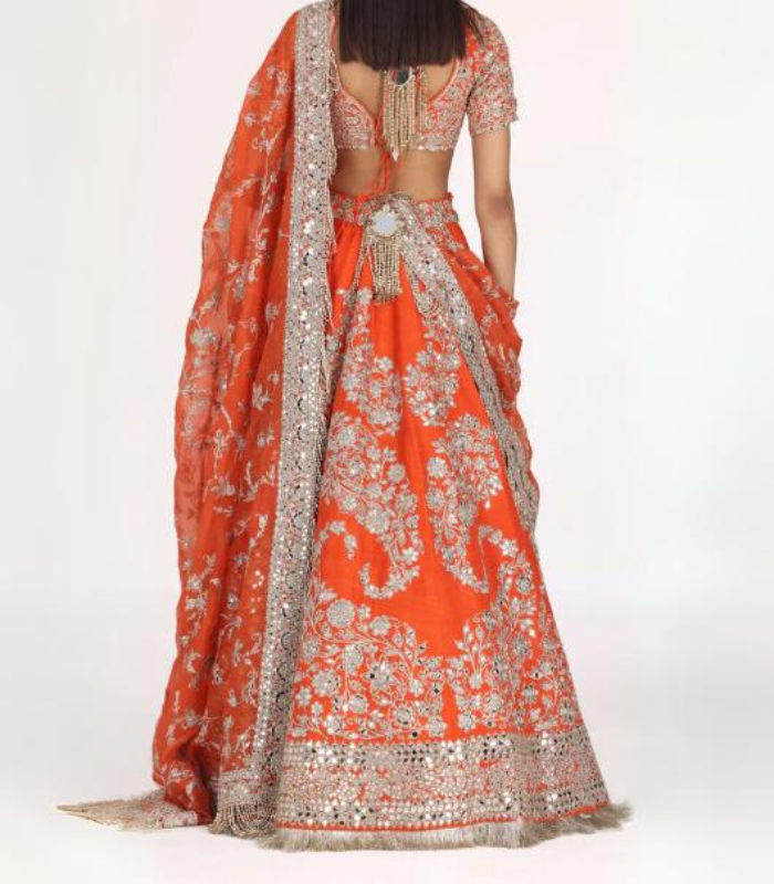 amber lehenga set