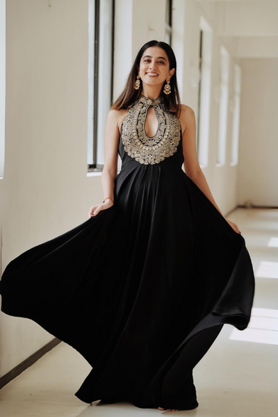 Karishma Mehtain in Golconda Fana gown