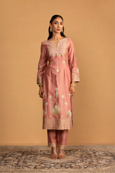 Champagne kurta Set