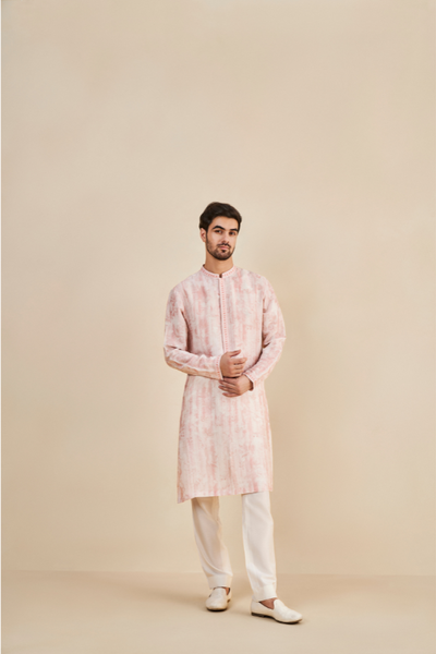 Mrig Kurta - Peach