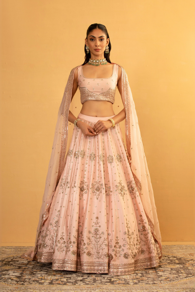 Pink lehenga Set