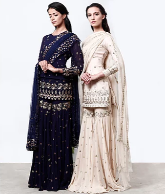 Astha Narang Kurta with Sharara - The Grand Trunk