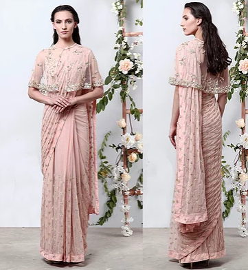 Pink Saree - The Grand Trunk