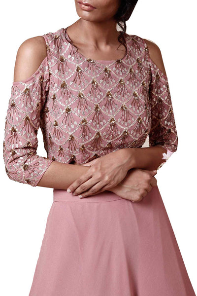 Onion pink  Crop top set - The Grand Trunk