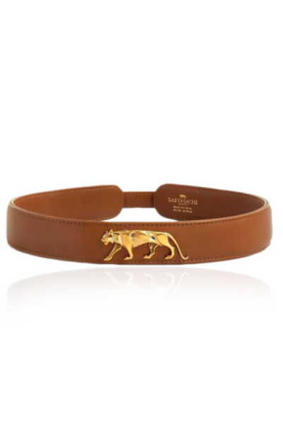 Sabyasachi Mustard Tan  Bengal tiger belt - The Grand Trunk