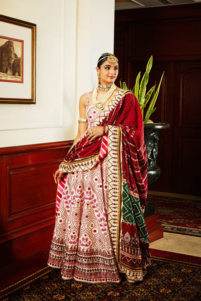 Mayyur Girotra - Pink Anarkali set - The Grand Trunk