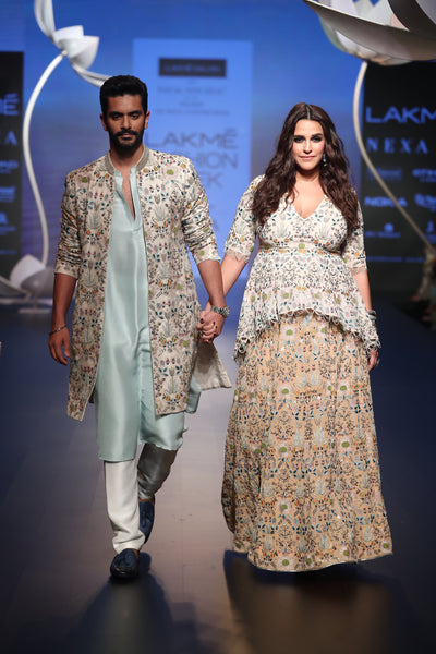 Payal Singhal Tahir Kurta Jacket Set - The Grand Trunk