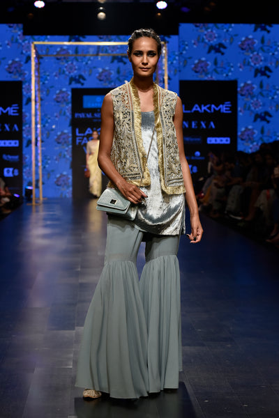 Payal Singhal Zana Jacket & Sharara Set - The Grand Trunk