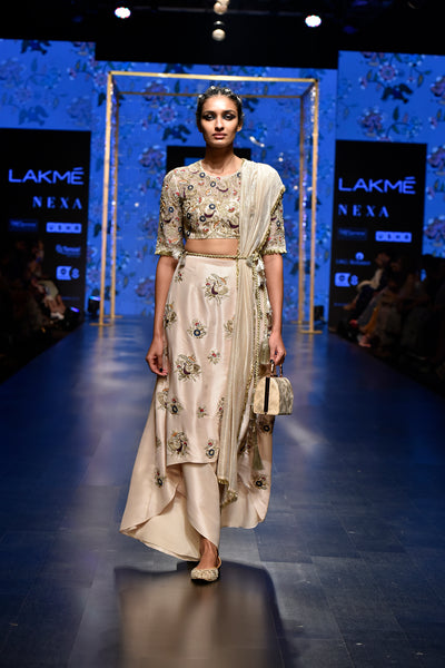 Payal Singhal Gulbanu Skirt Palazzo Set - The Grand Trunk